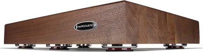 IsoAcoustics Delos Turntable Isolation Butcher Block Series: 2216W2 Walnut - Image 4