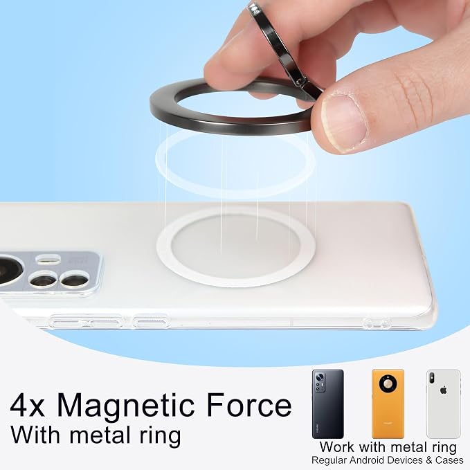 Magnetic Phone Grip for MagSafe, EI Sonador Magnet Phone Ring Holder, Compatible - Image 3