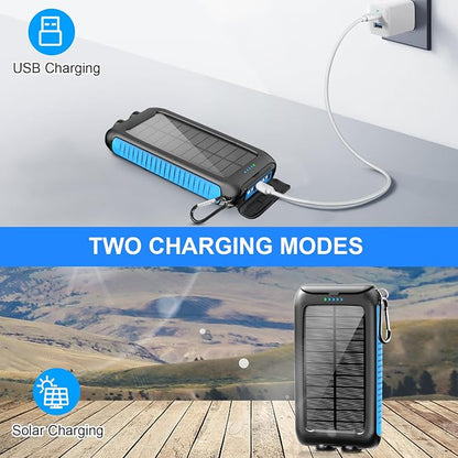 Solar-Charger-Power-Bank-49800mAh Portable Solar Phone Charger - Image 4