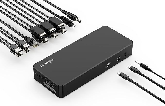 Kensington SD4790P USB-C Quad 4K Displaylink Docking Station, 100W Charging - Image 6