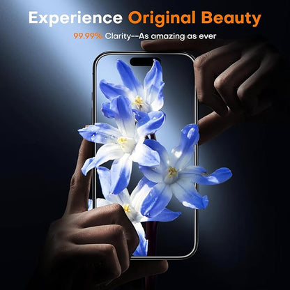 TOCOL for iPhone 16 Screen Protector 9H Hardness Military Grade Shatterproof HD - Image 5