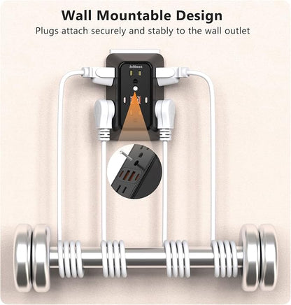 USB Wall Charger Power Strip Surge Protector - Image 3