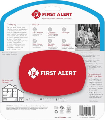 FIRST ALERT Combination Explosive Gas and Carbon Monoxide Alarm - Image 4