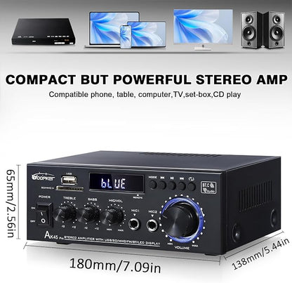 AK45Pro Stereo Receivers Amplifier Home Audio - Image 5