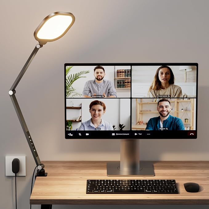 Video Conference Light for Computer, Dimmable Camera Lighting for Video by LitONES