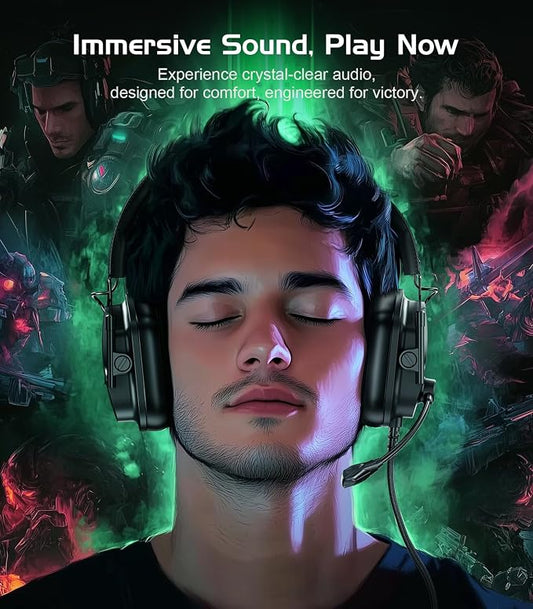 HW12 Gaming Headset for PC, Xbox One, Gaming Headphones - Image 2