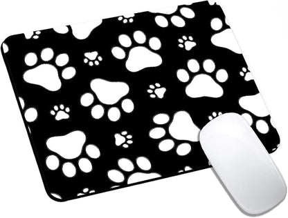 Mouse Pad, Cute White Dog Paw Mouse Pads by HUOCAIREN