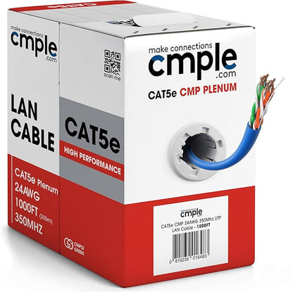 Cmple - Cat5e Plenum Cable 1000ft by Cmple