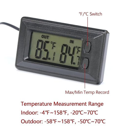 Smart Digital Car Thermometer for Interior & Exterior Use, Dual Display - Image 7