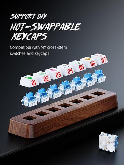 7-Port USB 3.0 Powered Hub, RGB Lighting, Hot-Swappable Cherry MX Switch Support - Image 3