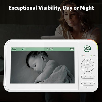 LeapFrog LeapView Twoo Video Baby Monitor, 5-Inch Screen, 360° Coverage Owl - Image 5