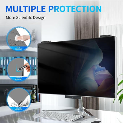 Magnetic Monitor Privacy Screen 27 inch, 9H Hanging Privacy Screen - Image 6
