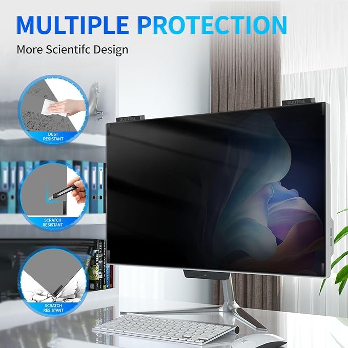 Magnetic Computer Privacy Screen 23.6 inch, Hanging Privacy Screen - Image 9