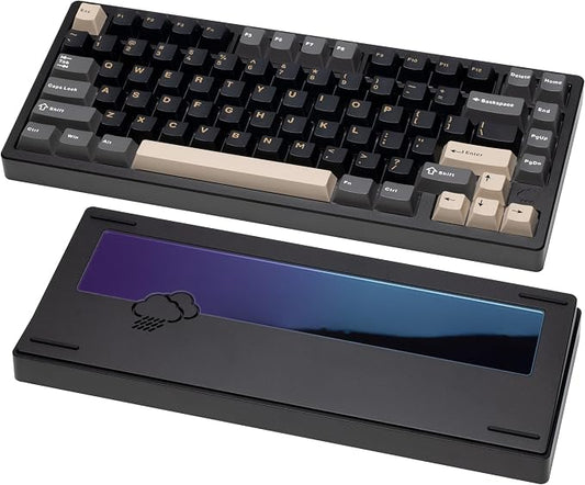 KEEBMONKEY WOBKEY Rainy 75 CNC Aluminum HMX/JWK/Cocoa Switches Triple-Mode by KEEBMONKEY