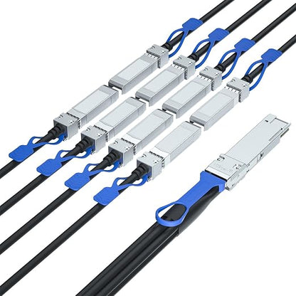 10Gtek 200GbE to 8x25GbE Splitter DAC, QSFP-DD to 8xSFP28, by 10Gtek