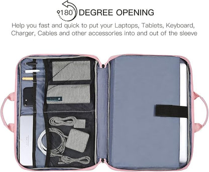 14 15 Inch Laptop Case Women Ladies Bag TSA Laptop Sleeve - Image 2