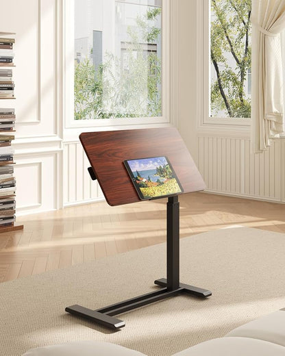 FLEXISPOT H7 PRO Mobile Standing Desk Adjustable Overbed Table Pneumatic - Image 9