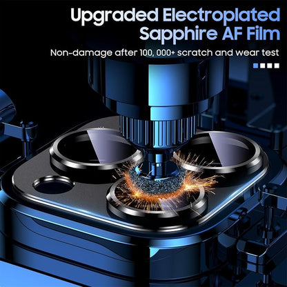 Uyiton for iPhone 13 Pro/iPhone 13 Pro Max Camera Lens Protector, Metal Ring - Image 6