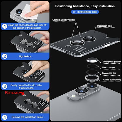 WSKEN for Samsung Galaxy S25 Edge Camera Lens Protector - Image 6