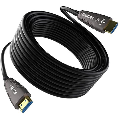 Adoreen 8K Fiber Optic HDMI 2.1 Cable 100 Feet, Active Optical HDMI Cord by Adoreen