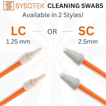 Fiber Optic Cleaning Swabs, 100 Pack LC 1.25mm Lint Free Anti-Static Cleaning - Image 8