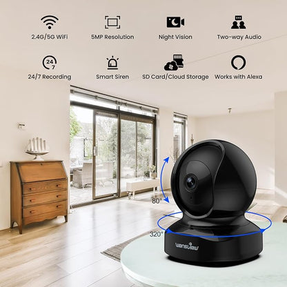 wansview Security Camera, IP Camera, WiFi Home Indoor Camera - Image 2