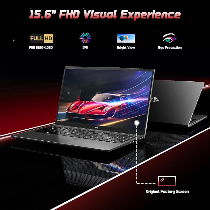 NIMO 15.6" FHD IPS Laptop, Intel N150, 16GB RAM 1TB SSD, Backlit Keyboard - Image 5