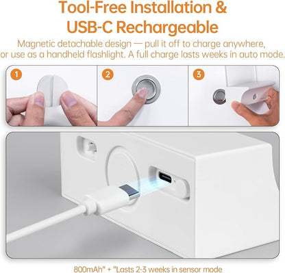 USB Rechargeable Motion Sensor Wall Light - Image 4
