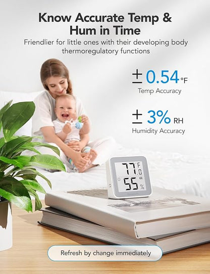 GoveeLife E-Ink Bluetooth Thermometer Hygrometer, Smart Digital Indoor Wireless - Image 4