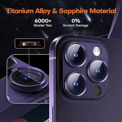Camera Lens Protector for iPhone 16 Pro Max/16 Pro/iPhone 15 Pro Max/15 - Image 5