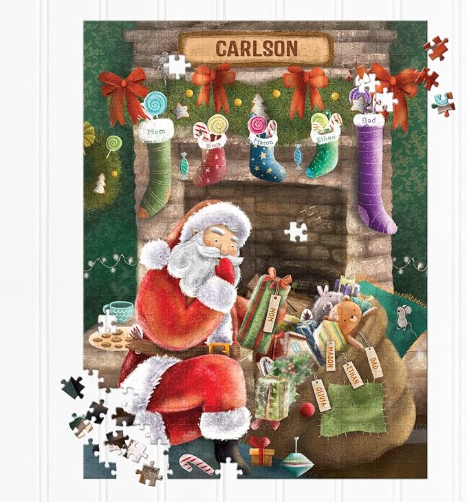 Our Family’s Night Before Christmas Personalized Puzzle - Image 2