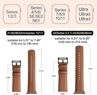 SUNFWR Leather Bands Compatible - Image 5