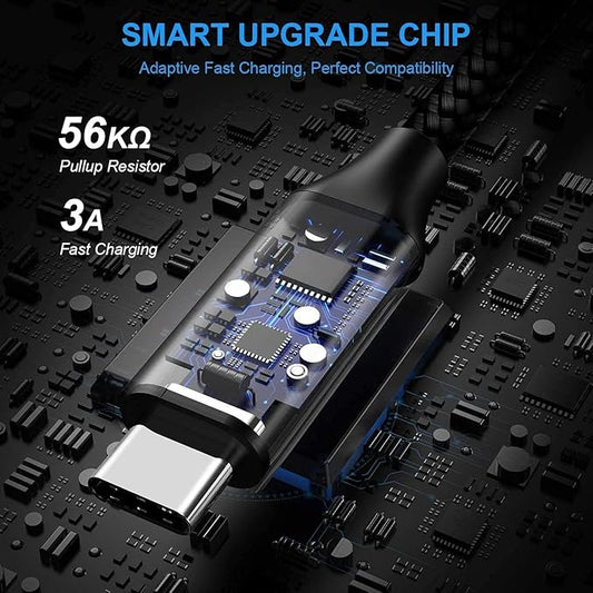 Long USB C Cable, etguuds Fast Charging USB A to Type C Charger Cable Braided - Image 2