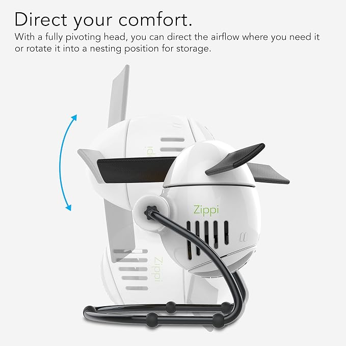 Vornado Zippi Small Personal Fan, Foldable Cooling - Image 4