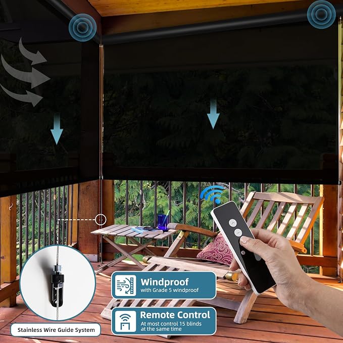 SmartWings Motorized Outdoor Shades - Image 2