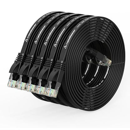 Cat 6 Ethernet Cable 10 ft Flat Internet Network Cables by CableGeeker