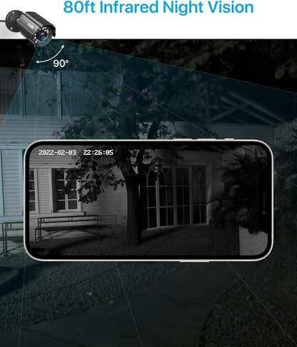 ZOSI 1080P CCTV Camera Outdoor Indoor Hybrid 4 in 1 HD TVI/CVI/AHD/CVBS Home - Image 4
