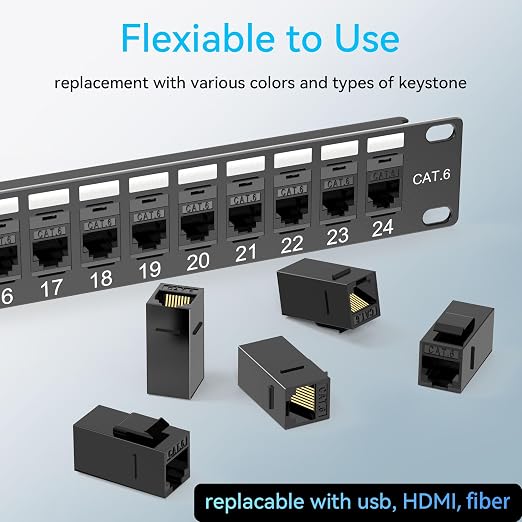 Sokqovt Patch Panel 24 Port Cat6 - Image 5