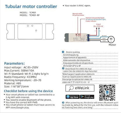 Smart WiFi Relay Switch 10A|Forward/Reverse Motor Controller|Compatible - Image 2