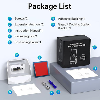 Starlink Router Mini Mount, Gigabit Docking Station - Image 7