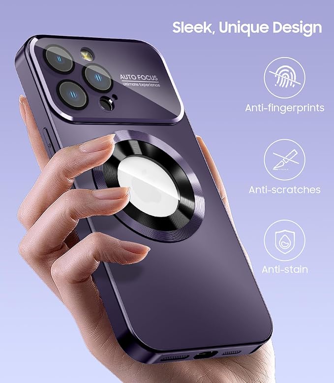 Magnetic for iPhone 13 Pro Case, Built-in Camera Lens Protector, Compatible - Image 5