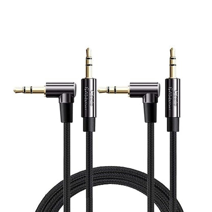 CableCreation 3.5mm Audio Cable, Right Angle Male to Male Auxiliary Cable by CableCreation