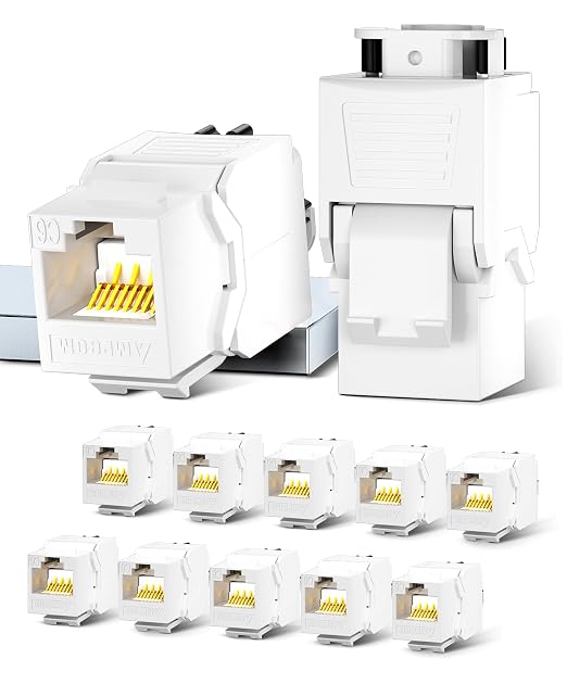 AMPCOM CAT6 RJ45 Keystone Jack by AMPCOM