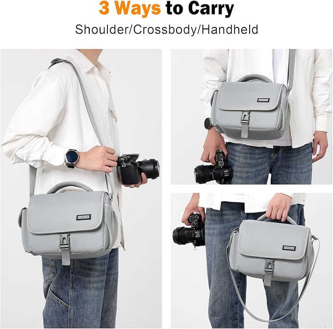 CADeN Camera Bag Case Shoulder Crossbody Bag Compatible - Image 4
