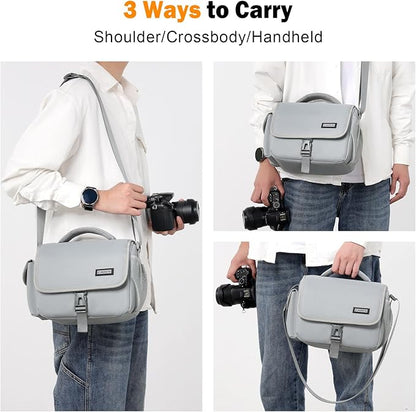 CADeN Camera Bag Case Shoulder Crossbody Bag Compatible - Image 4