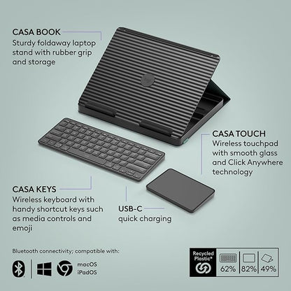 Logitech Casa Pop Up Desk Kit - Image 6