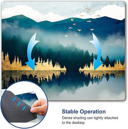Mountains Landscape Mouse Mat, Waterproof Non Slip Rubber Base Mouse Pad - Image 6
