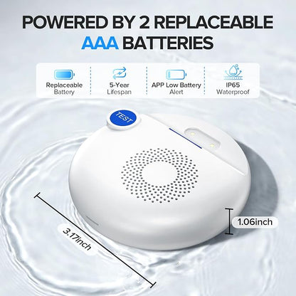 Nuleto WiFi Water Leak Detector 1s, Water Detectors & Alarms, Water Leak Sensor - Image 8