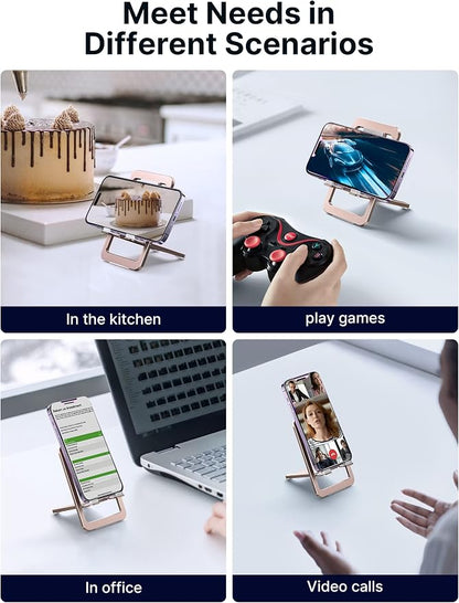 JSAUX Cell Phone Stand, Foldable Aluminum Adjustable Phone Holder - Image 5
