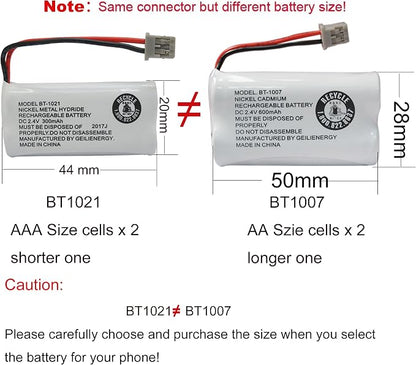GEILIENERGY BT-1007 Cordless Phone Battery Compatible - Image 4